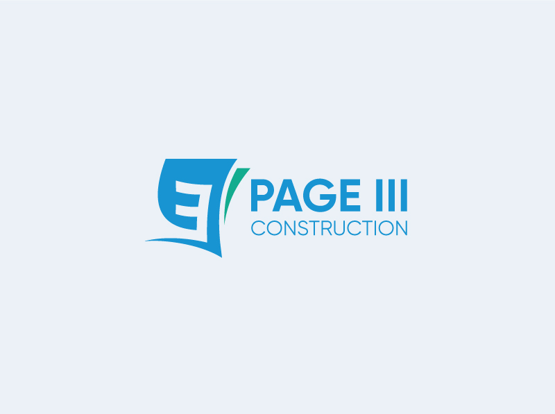 Logo Design by Shigh5 for Page 3 Construction | Design #30536396