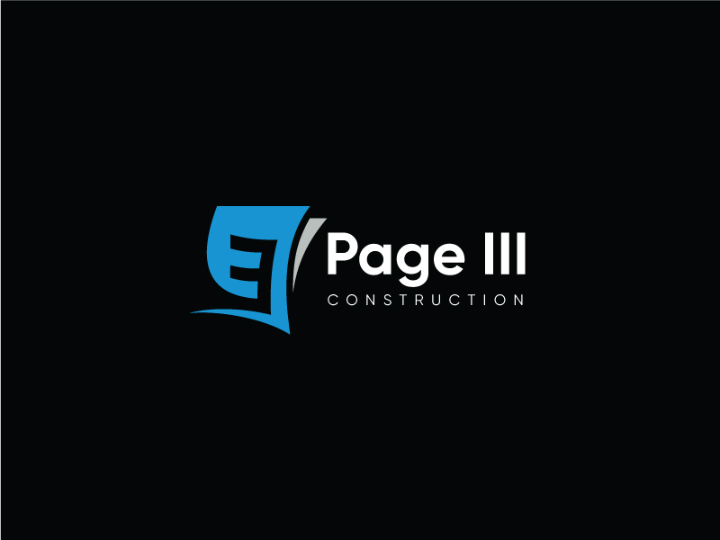 Logo-Design von Shigh5 für Page 3 Construction | Design #30536397