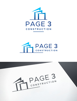 Logo Design by debdesign for Page 3 Construction | Design: #30501395