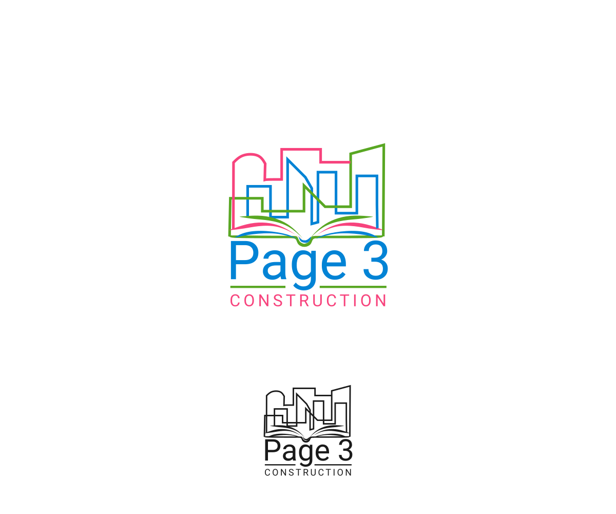 Logo Design by design.bb for Page 3 Construction | Design #30500052
