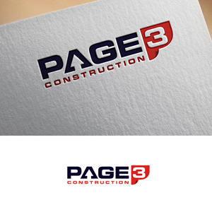 Logo Design by Anekaa for Page 3 Construction | Design: #30504285
