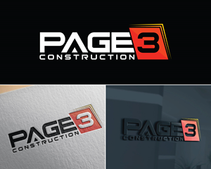 Logo Design by Atec for Page 3 Construction | Design: #30498954