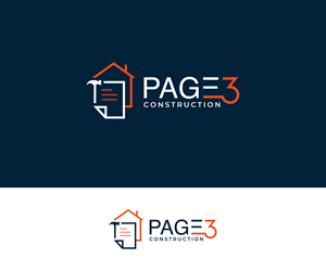 Logo Design by ecorokerz for Page 3 Construction | Design: #30498671