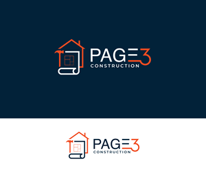 Logo Design by ecorokerz for Page 3 Construction | Design: #30498672