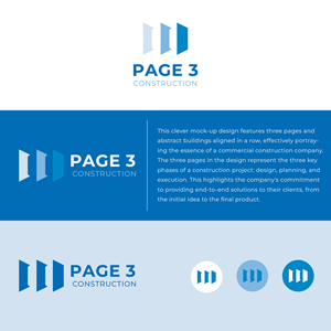 Logo Design by nandkumar for Page 3 Construction | Design: #30498869