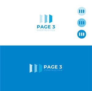Logo Design by nandkumar for Page 3 Construction | Design: #30511445