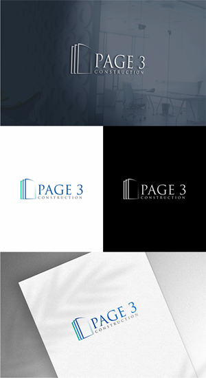 Logo-Design von Dave Paresh für Page 3 Construction | Design #30530423
