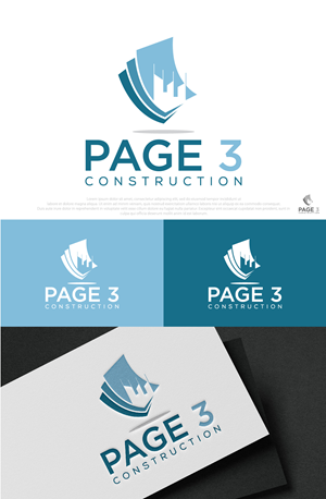 Logo Design by DesignLima for Page 3 Construction | Design: #30502268