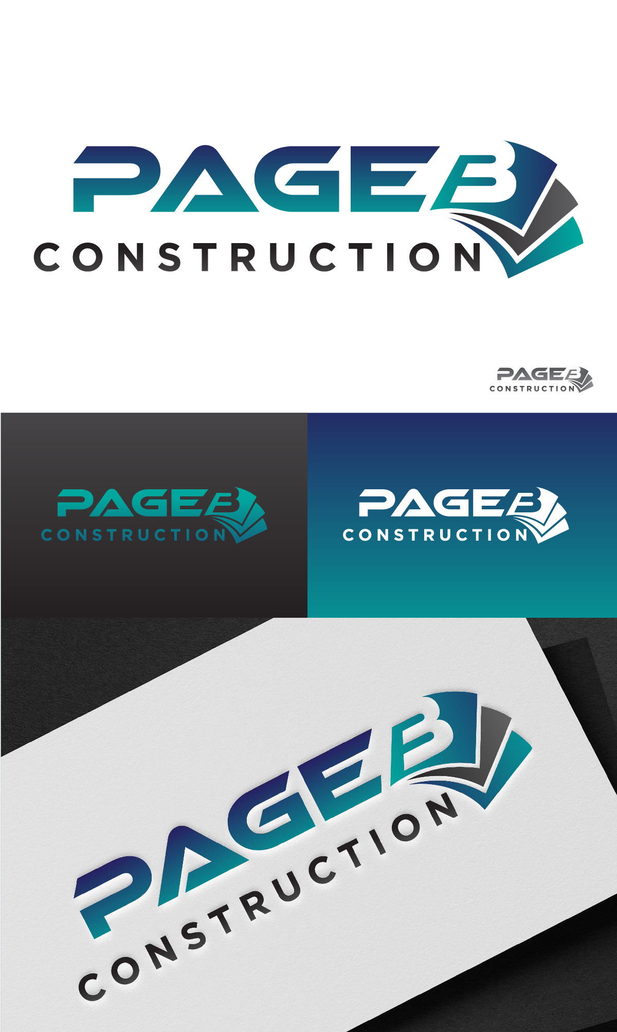 Logo Design by DesignLima for Page 3 Construction | Design #30502270