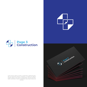 Logo-Design von vramar.roy für Page 3 Construction | Design #30502402