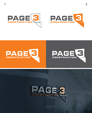 Logo Design by AL-BARAKAH for Page 3 Construction | Design: #30501059
