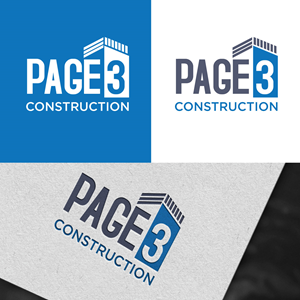 Logo Design by concepts for Page 3 Construction | Design: #30520658