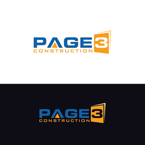 Logo Design by EnaGraph for Page 3 Construction | Design: #30497999