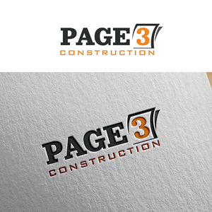 Logo Design by EnaGraph for Page 3 Construction | Design: #30498092