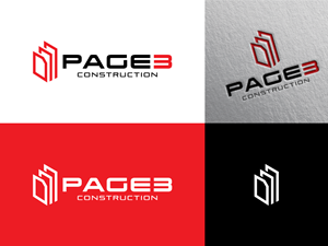 Logo-Design von Cre@8ive.Colors für Page 3 Construction | Design: #30510842