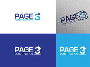 Logo-Design von Cre@8ive.Colors für Page 3 Construction | Design: #30510844