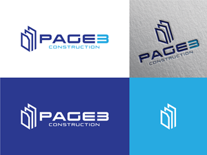 Logo-Design von Cre@8ive.Colors für Page 3 Construction | Design: #30517331