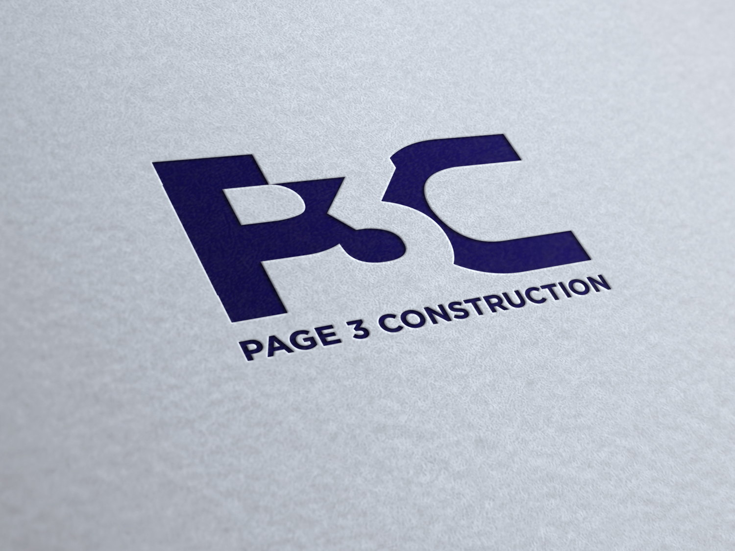 Logo Design by Abdul 20 for Page 3 Construction | Design #30497746