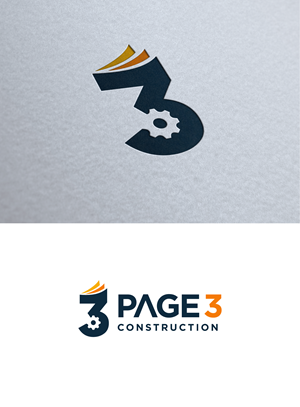Logo Design by Abdul 20 for Page 3 Construction | Design: #30497829