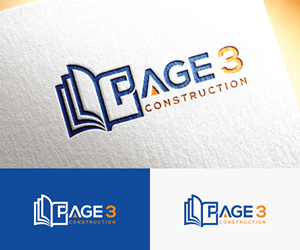 Logo Design by step forward 2 for Page 3 Construction | Design: #30497779