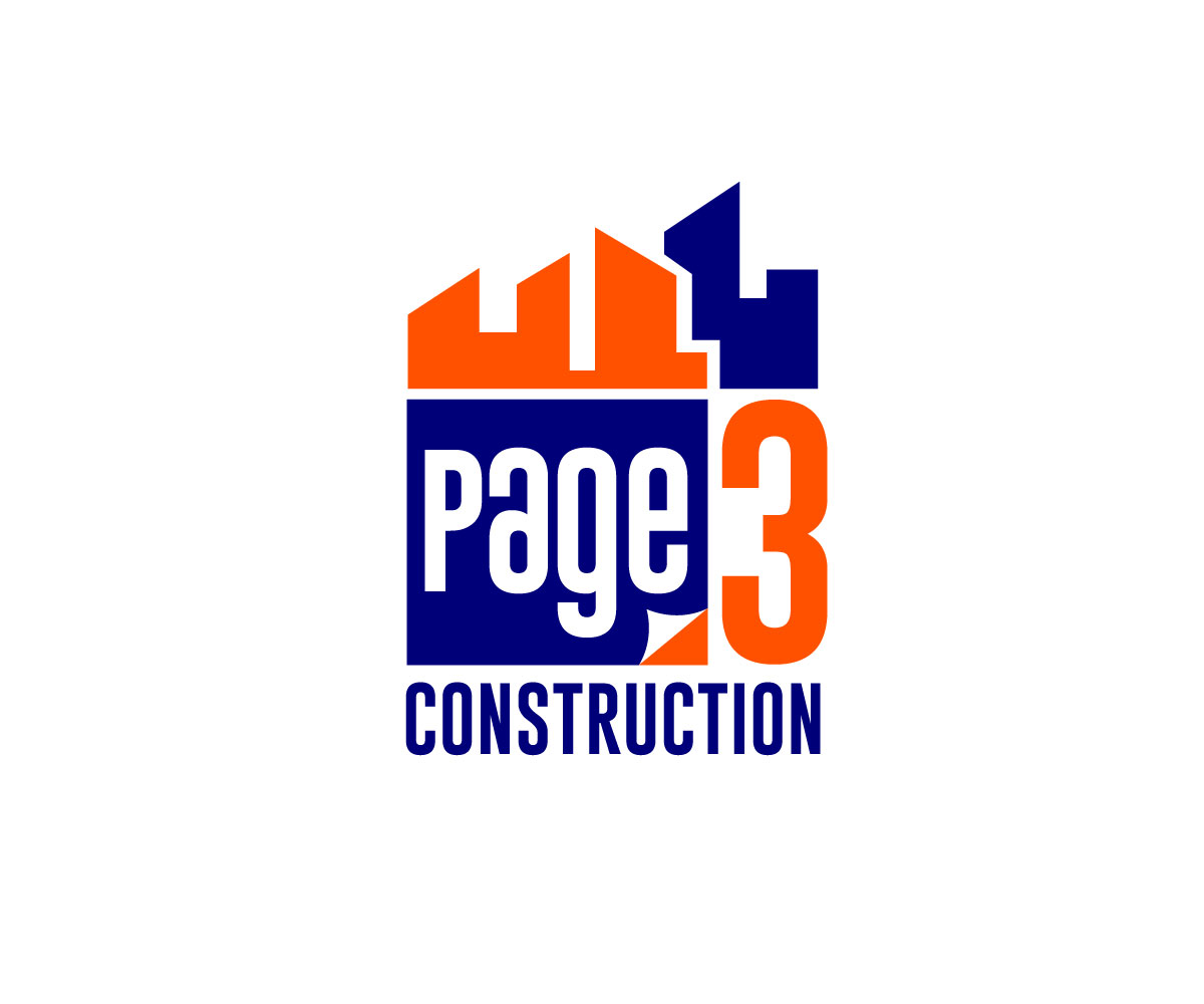 Logo Design by Ansh Design for Page 3 Construction | Design #30499431
