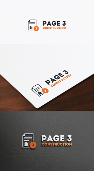 Design de Logo par IMilenovic pour Page 3 Construction | Design : #30502095