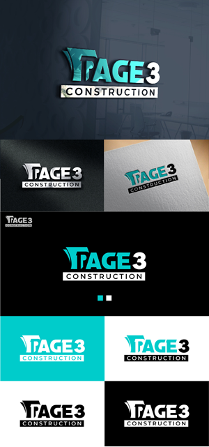 Logo Design by AlphabetZero.co.uk for Page 3 Construction | Design: #30516517