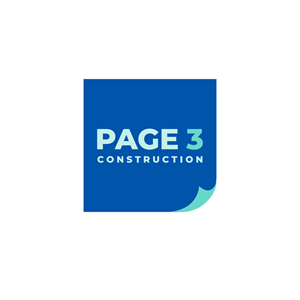 Logo Design by zulkarnaen.dicky for Page 3 Construction | Design: #30515187