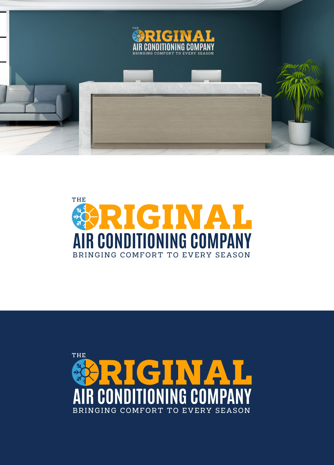 Logo Design by Sergio Coelho for Original Air Conditioning  | Design #30500014