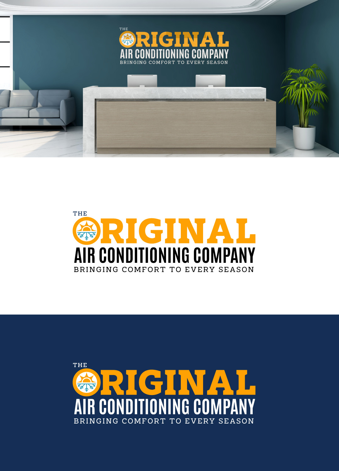 Logo Design by Sergio Coelho for Original Air Conditioning  | Design #30508218