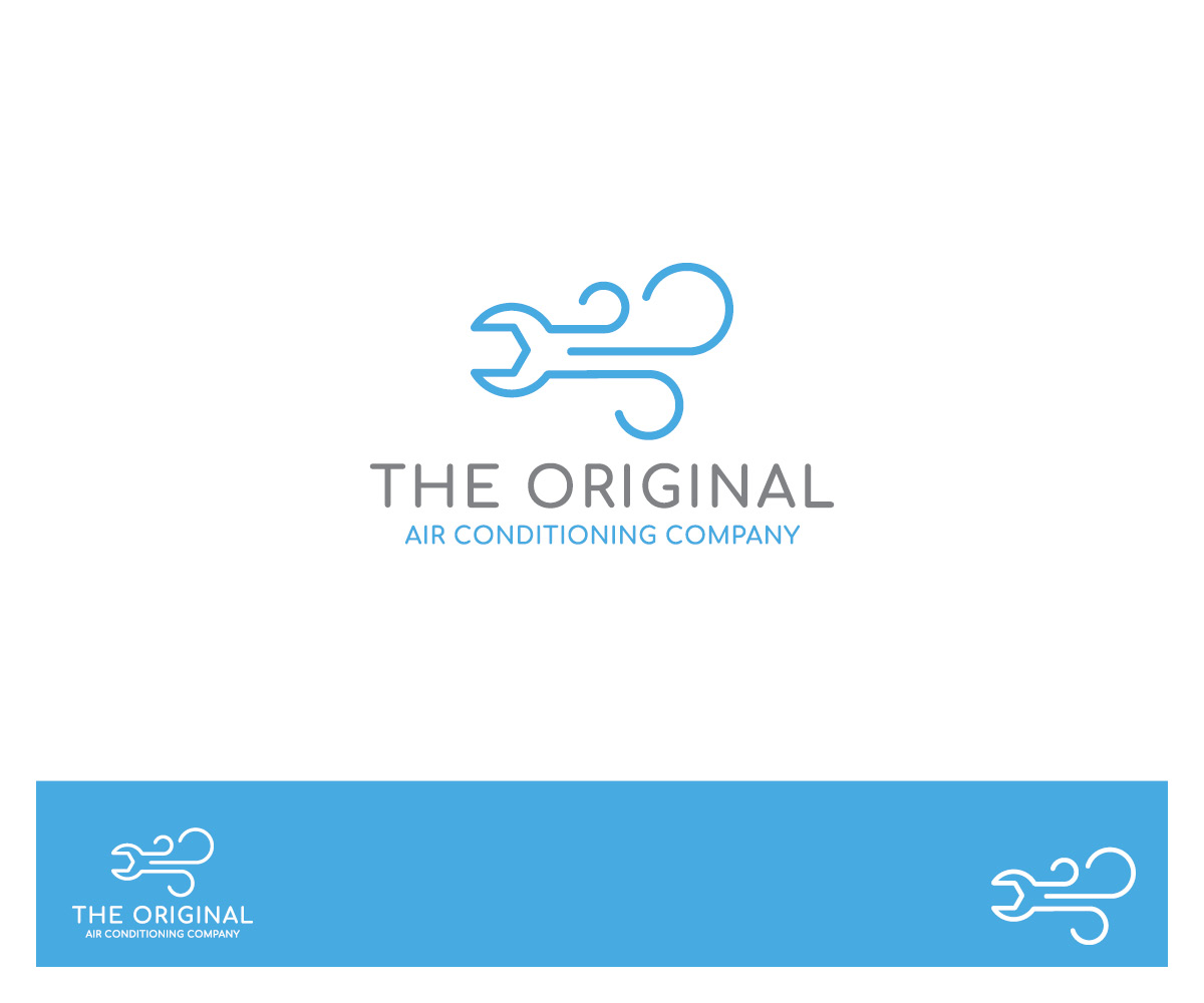 Logo Design by entz for Original Air Conditioning  | Design #30499633