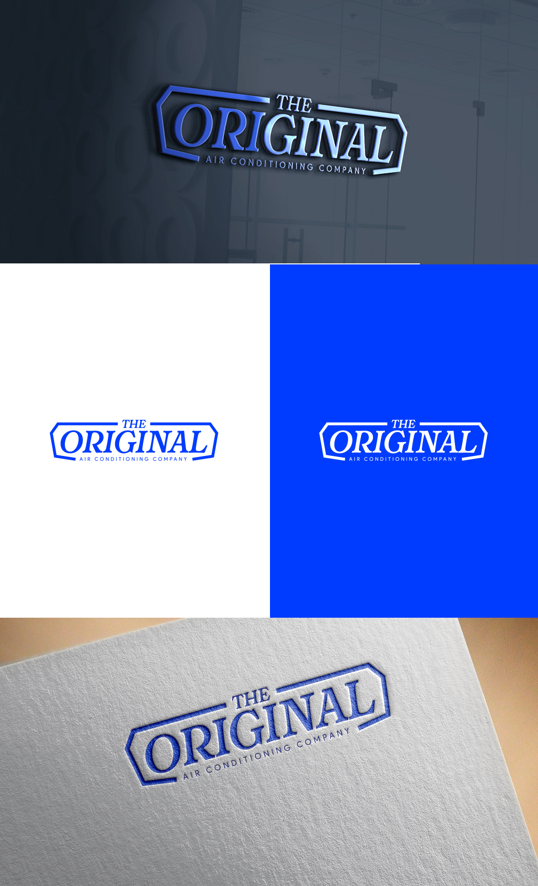 Logo Design by GLDesigns for Original Air Conditioning  | Design #30501663