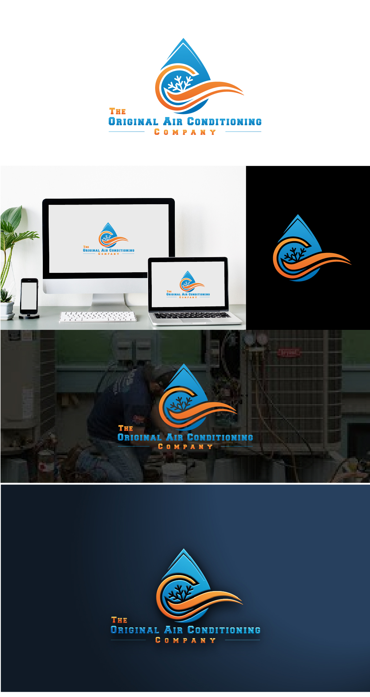 Logo-Design von Deziners Zone für Original Air Conditioning  | Design #30500123