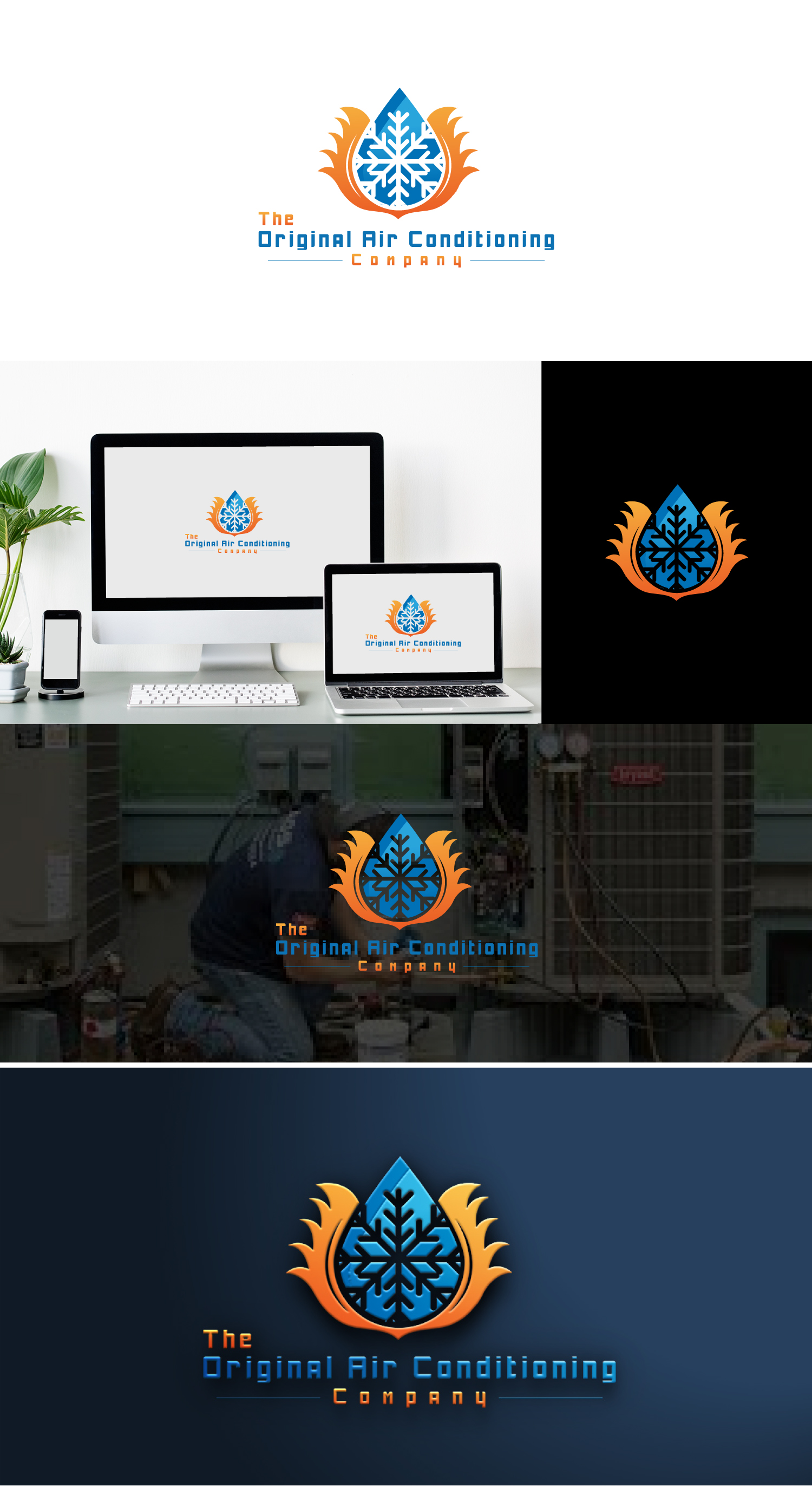 Logo Design by Deziners Zone for Original Air Conditioning  | Design #30500124