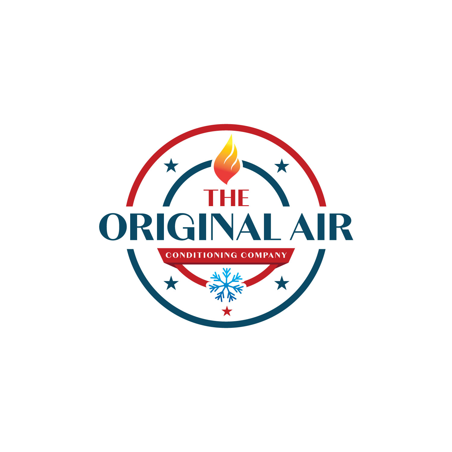 Logo Design by LAXMI DESIGNHUB for Original Air Conditioning  | Design #30498590