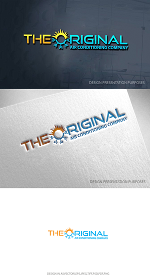 Design de Logo par zebronicgraphic pour Original Air Conditioning  | Design : #30501611