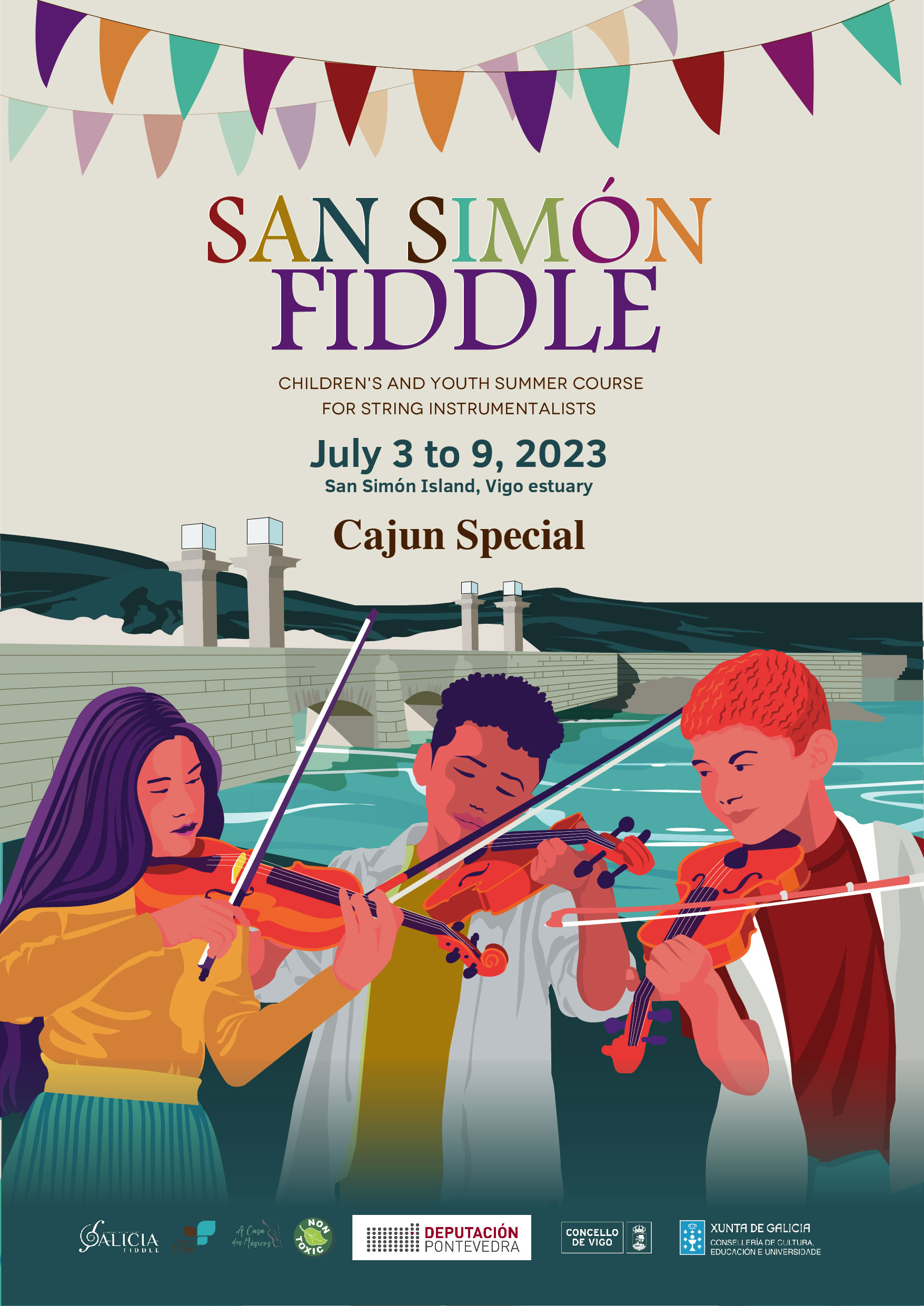 Illustration Design by Ms Deejay for ASOCIACIÓN CULTURAL GALICIA FIDDLE | Design #30521877