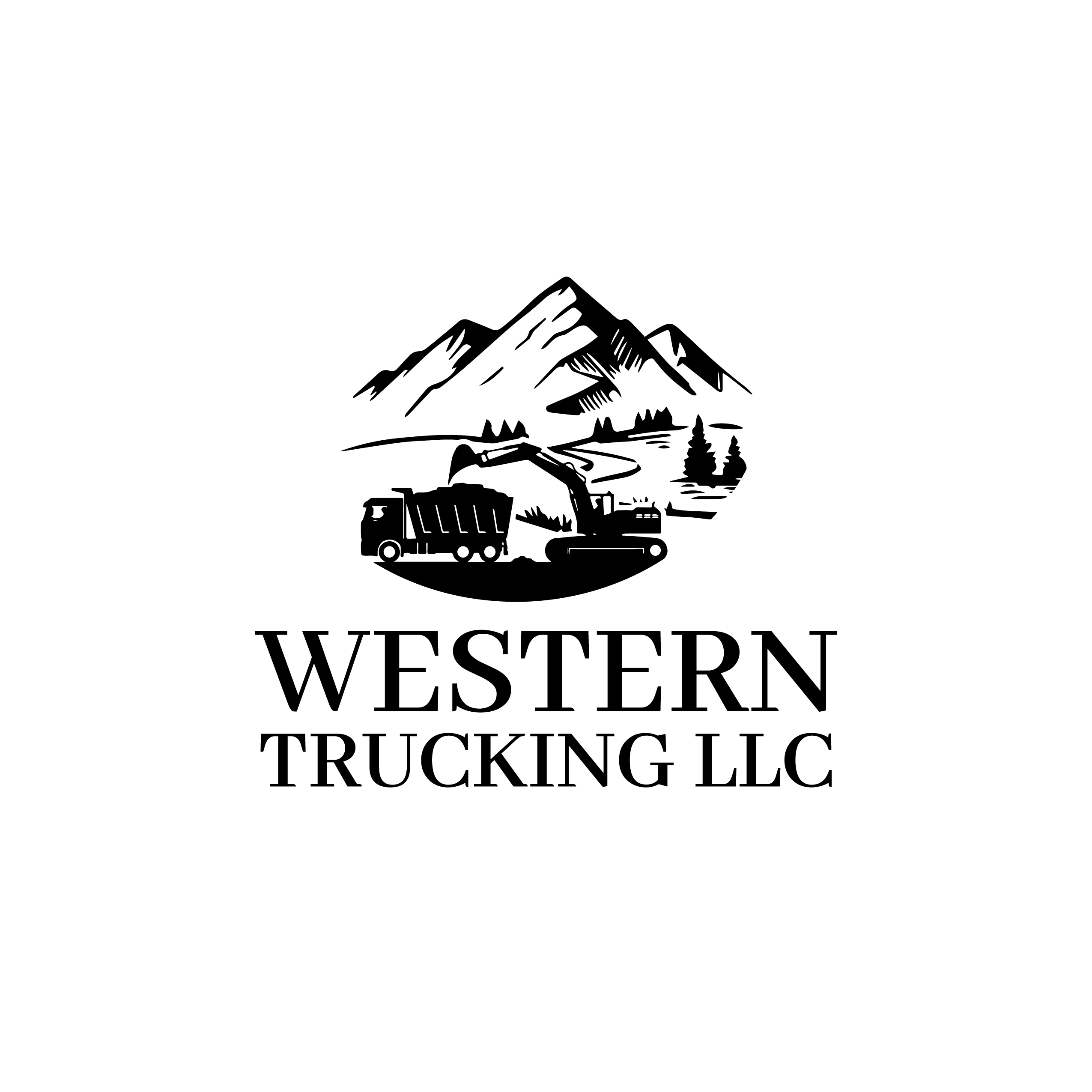 Logo Design by Amani K for Western trucking llc  | Design #30521091