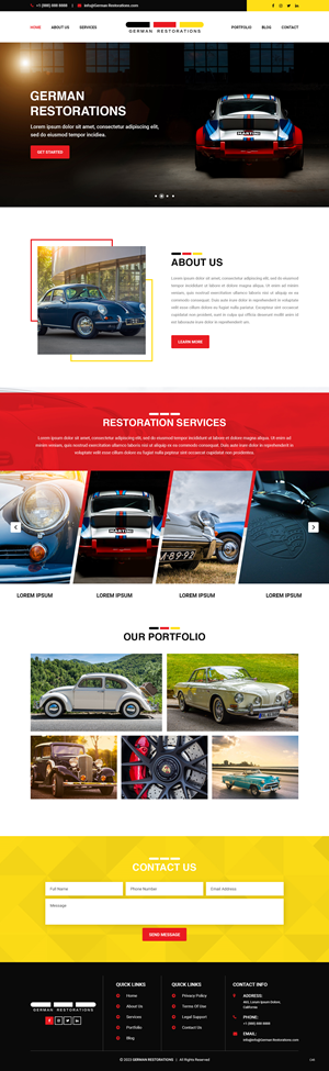 Web Design by pb for ONEELEVEN | Design: #30509557