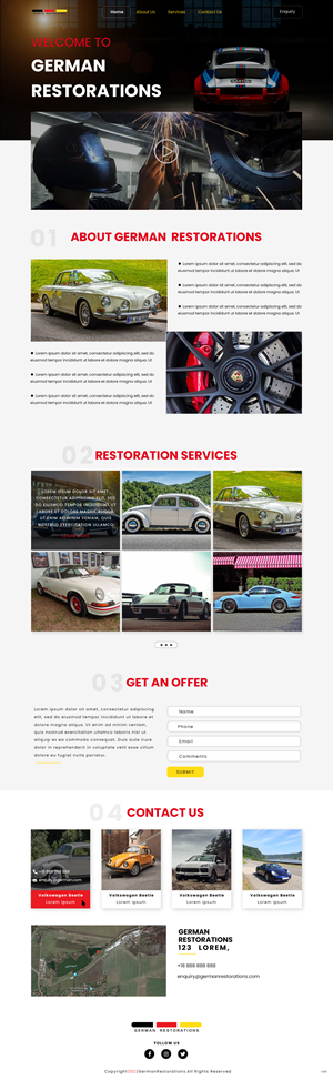 Web Design by pb for ONEELEVEN | Design: #30516239