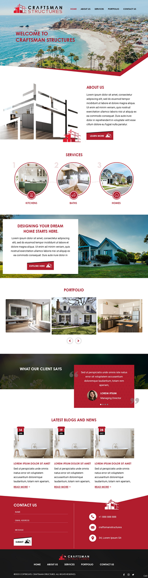 Web Design by pb for ONEELEVEN | Design: #30509542
