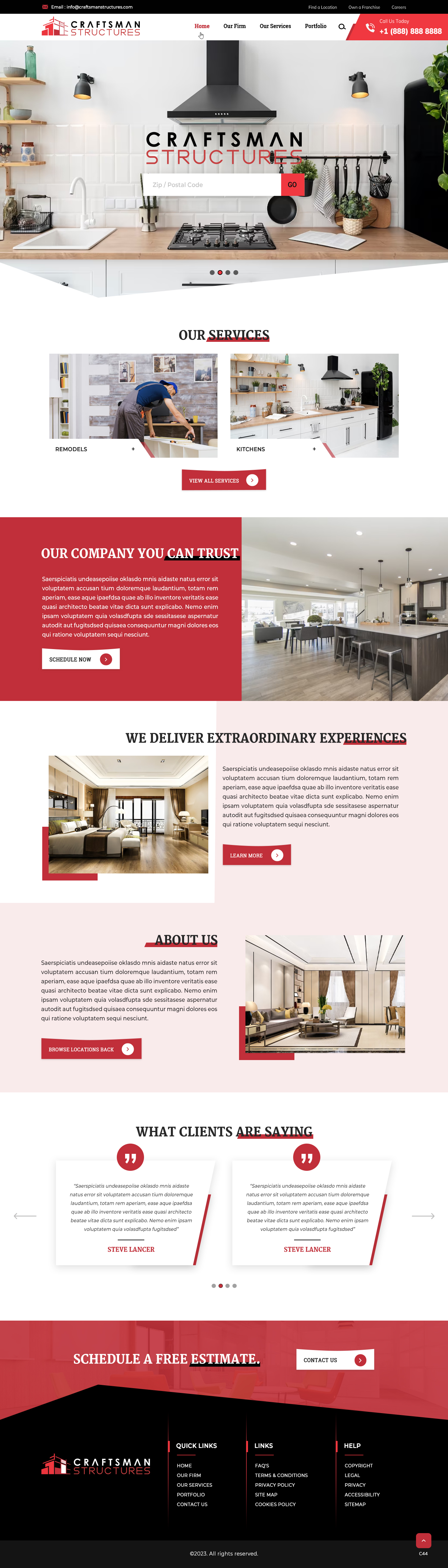Web Design by pb for ONEELEVEN | Design #30522267