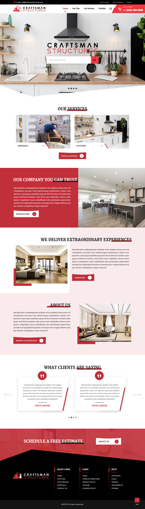 Web Design by pb for ONEELEVEN | Design: #30522267