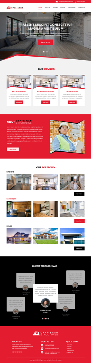 Web Design by Creations Box 2015 for ONEELEVEN | Design: #30521181