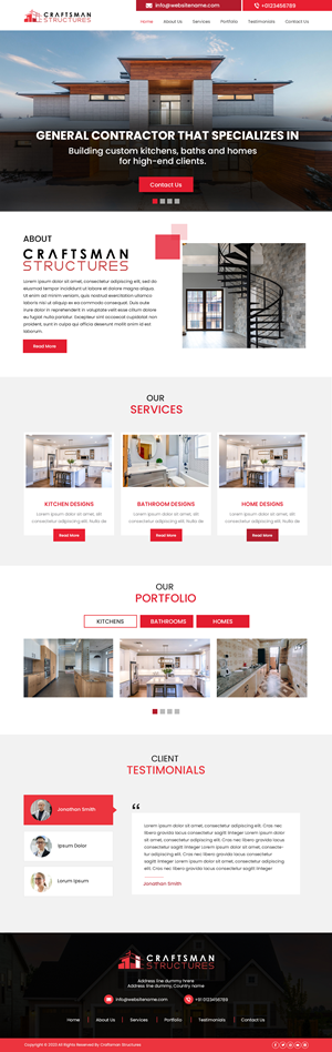 Web Design by Creations Box 2015 for ONEELEVEN | Design #30525457