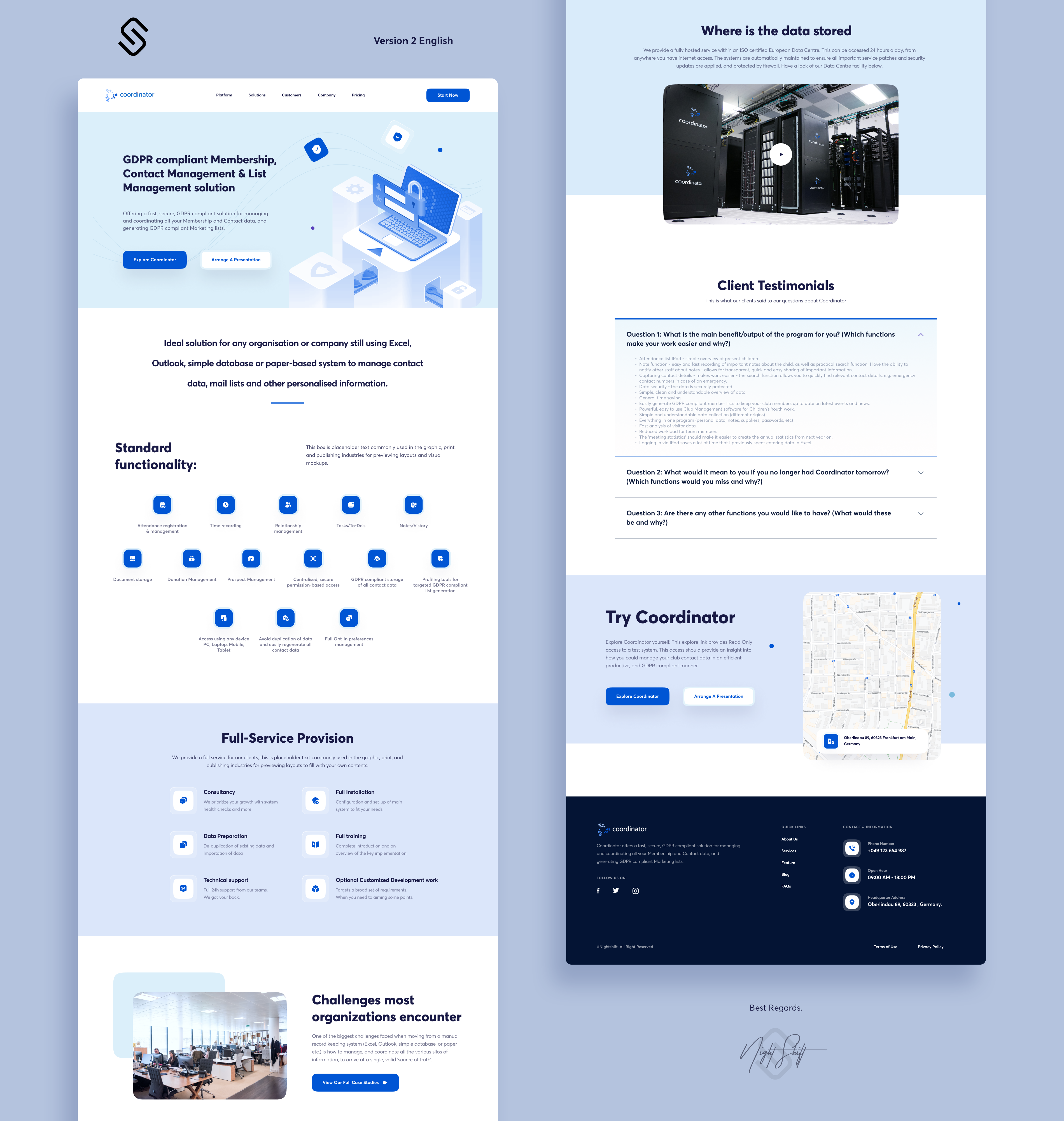 Web Design by Night Shift for this project | Design #30696538