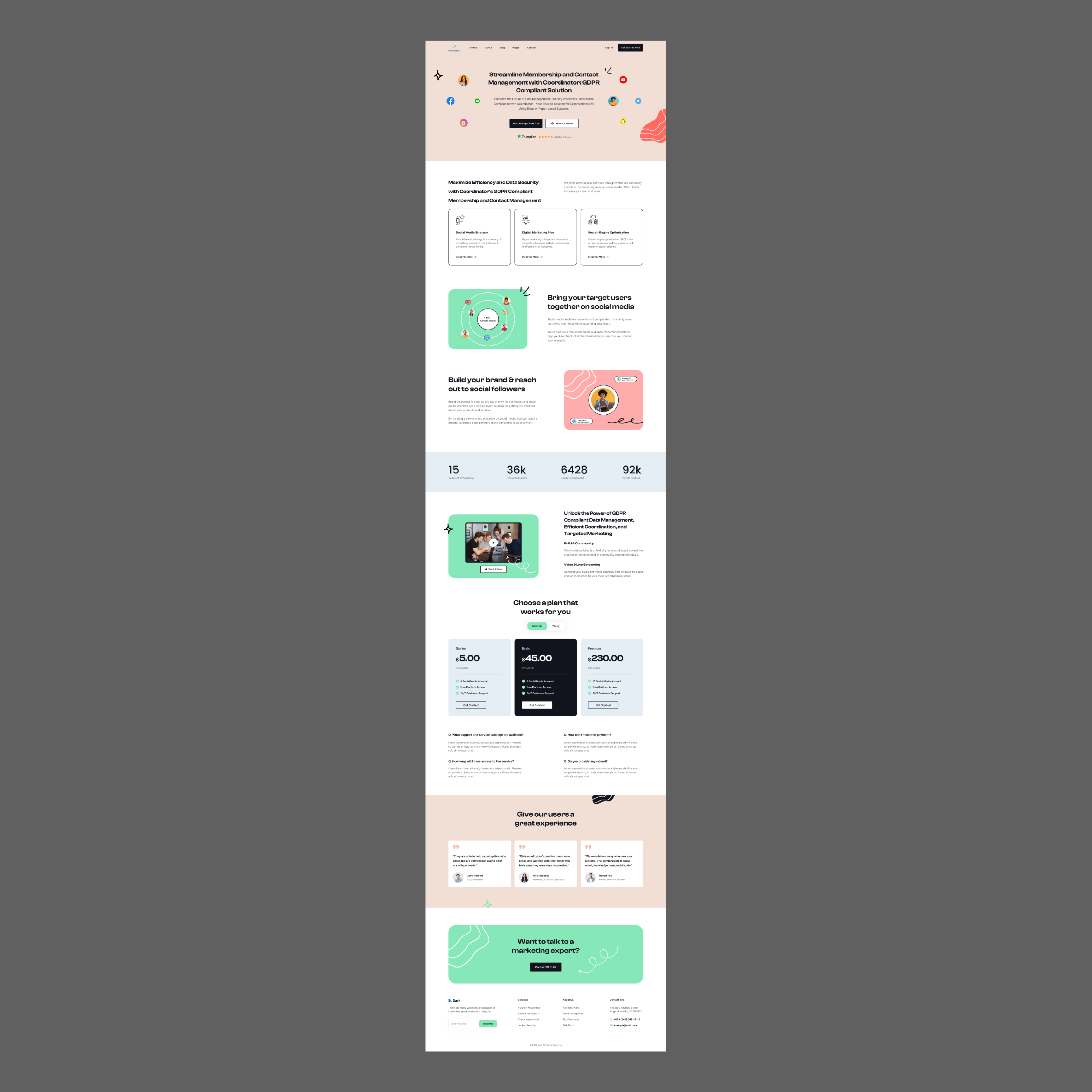Web Design by Designersink for this project | Design #30736040