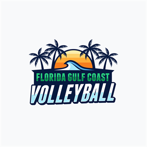 Diseño de Logo por design.picnic para Florida Gulf Coast Volleyball | Diseño: #30504688