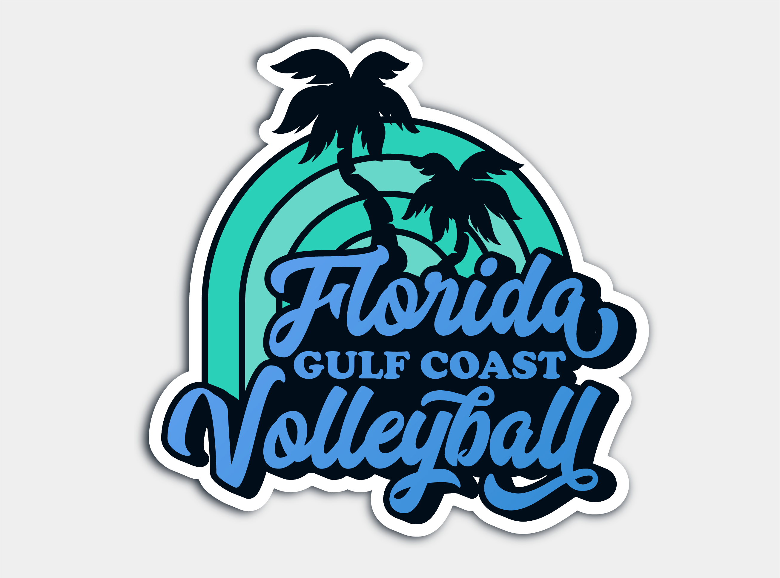 Diseño de Logo por Alice Black para Florida Gulf Coast Volleyball | Diseño #30514700