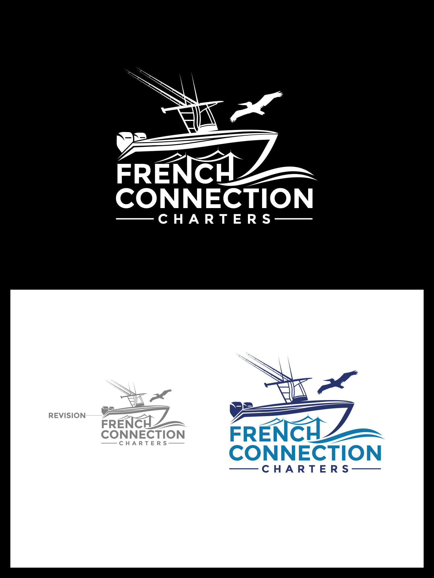 Diseño de Logo por emaviolar7 para French Connection Charters LLC | Diseño #30508779